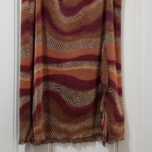 Flowy skirt, multi colored